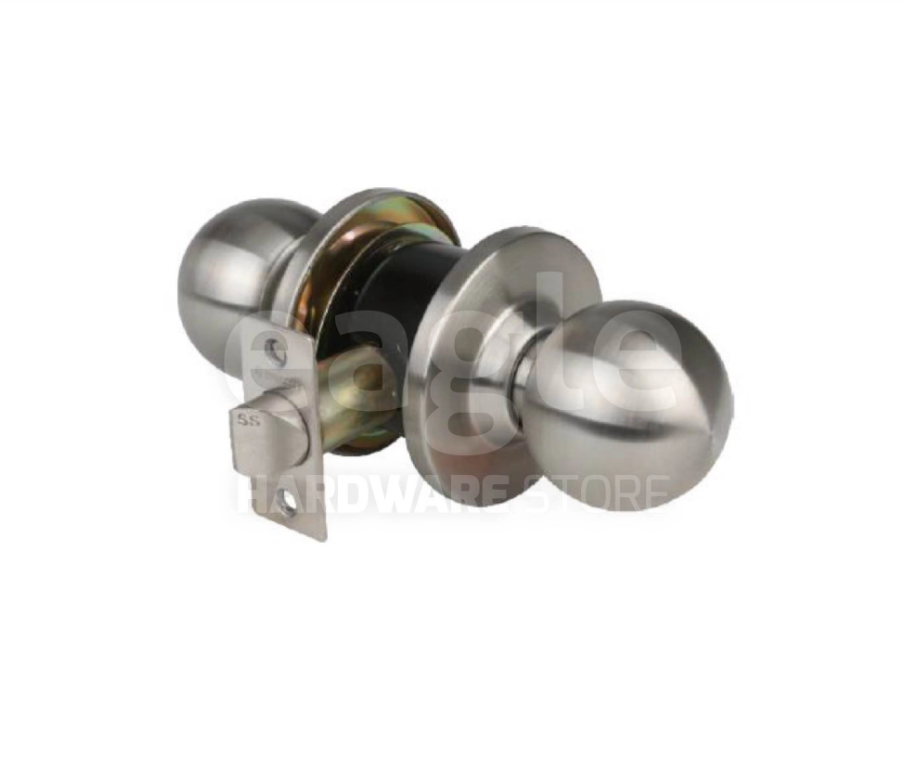 BRULOCK 98/60PAS-S CYLINDRICAL DOOR LOCK - PASSAGE