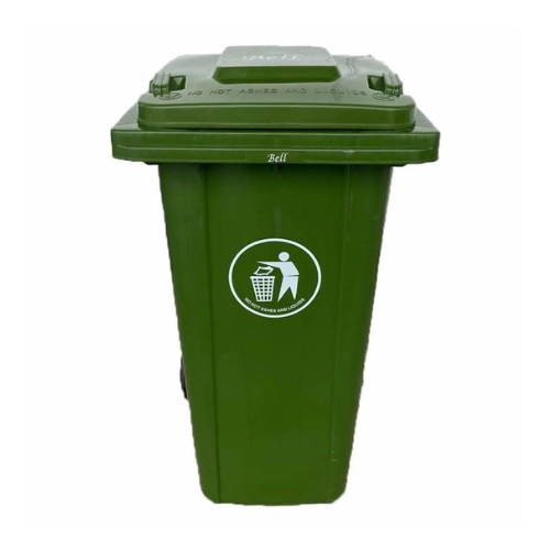 Green Plastic Dustbin 240L