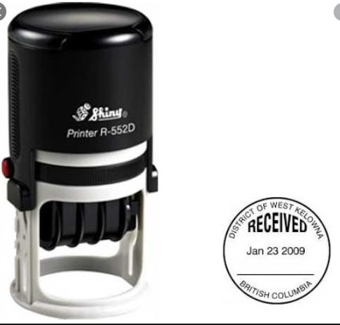 SHINY SELF-INK STAMP R552D * FAST DELIVERY & LOCAL SUPPLIER