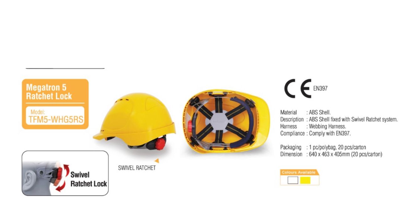 Megatron Safety helmet with company logo (TM/TNB etc)