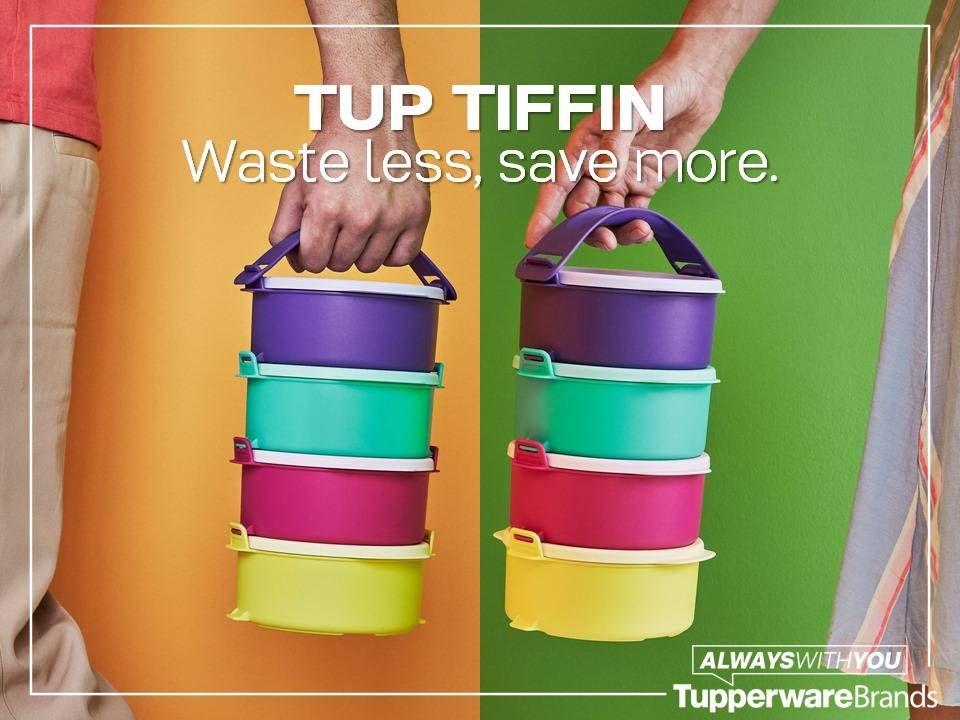 TUPPERWARE *TUPPERWARE BRANDS Tup Tiffin (4) 550ml