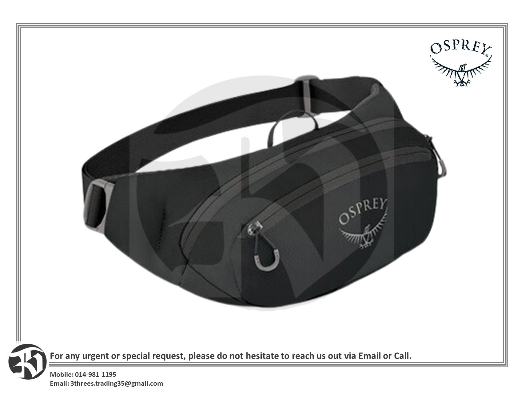 Osprey Daylite Waist Black