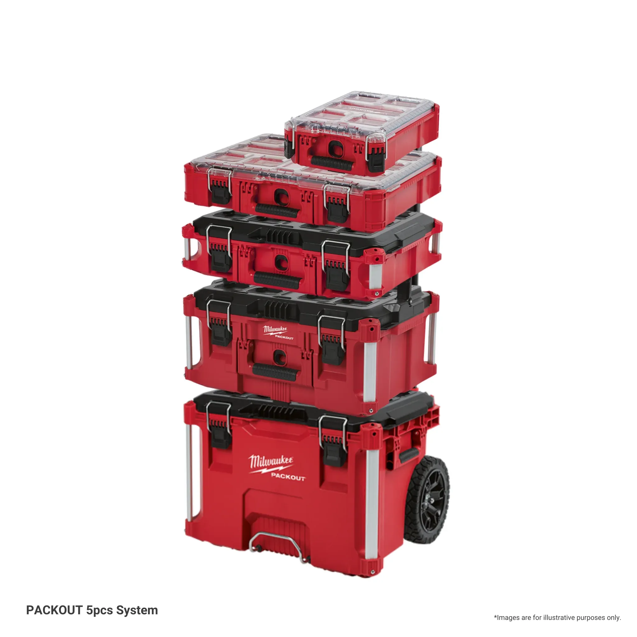 Packout 5pcs full storage box