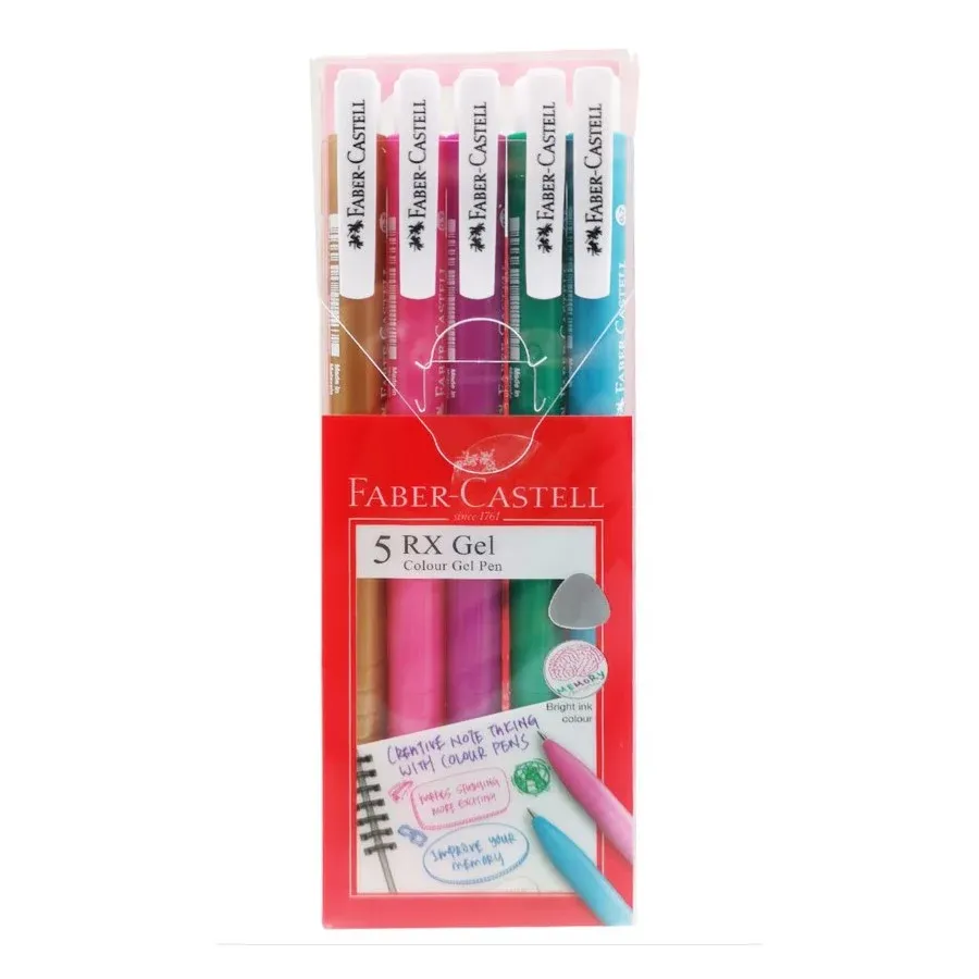 FABER CASTELL RX GEL PEN (0.7)-ALL COLOUR * FAST DELIVERY AND LOCAL SUPPLIER