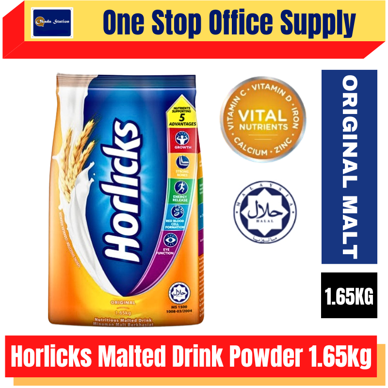 Horlicks Malted Drink Powder 1.65kg / Horlicks / Malted Drink / Horlicks Original Malted Drink / Horlicks Powder