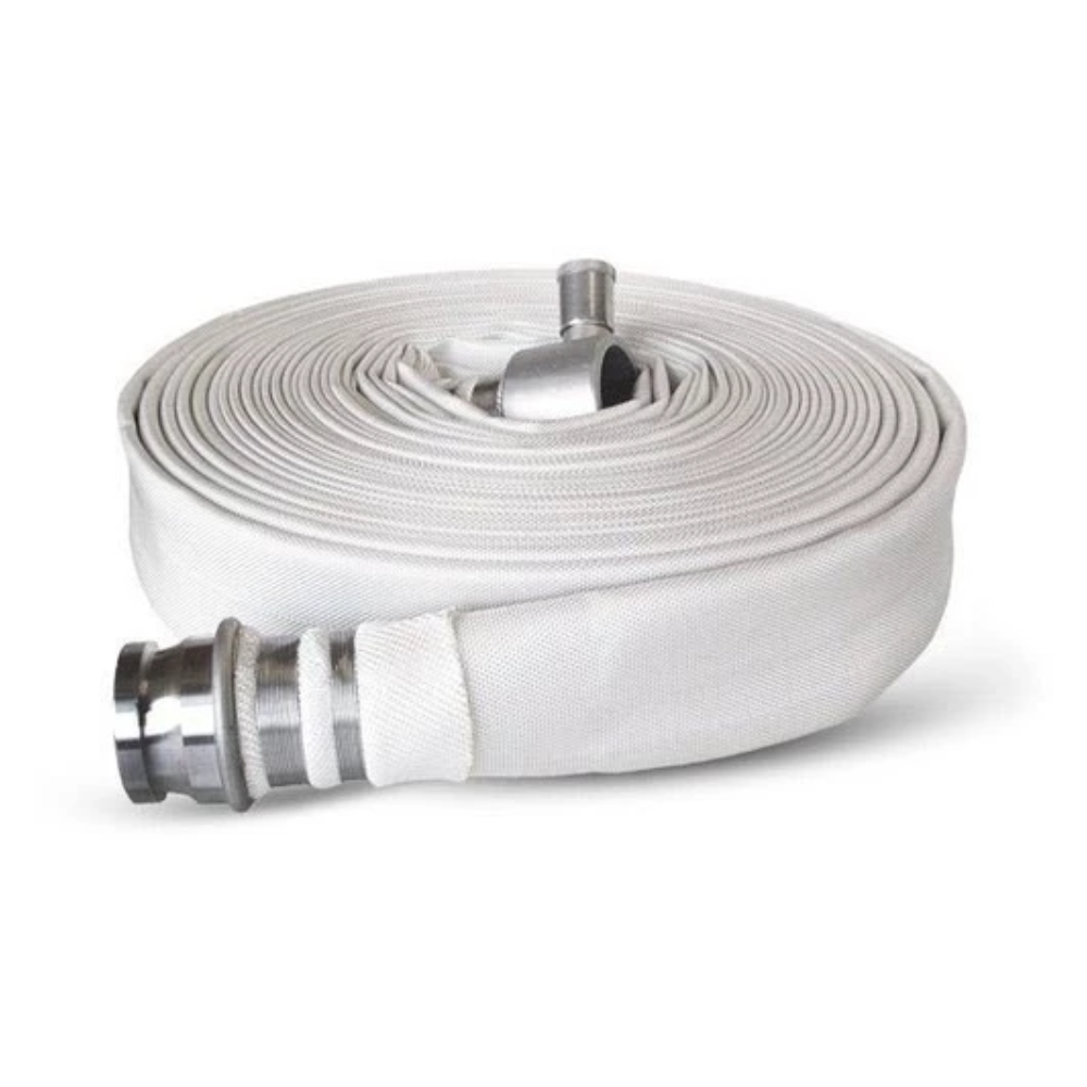 2.5 INCH / 65MM X 30 METERS CANVAS FIRE HOSE WHITE COLOUR