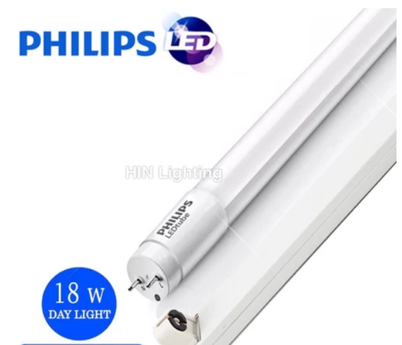 (10PCS SET /BUNDLES )PHILIPS T8 Ecofit LED tube 4FT 18W with casing / 4 KAKI LAMPU PANJANG LED