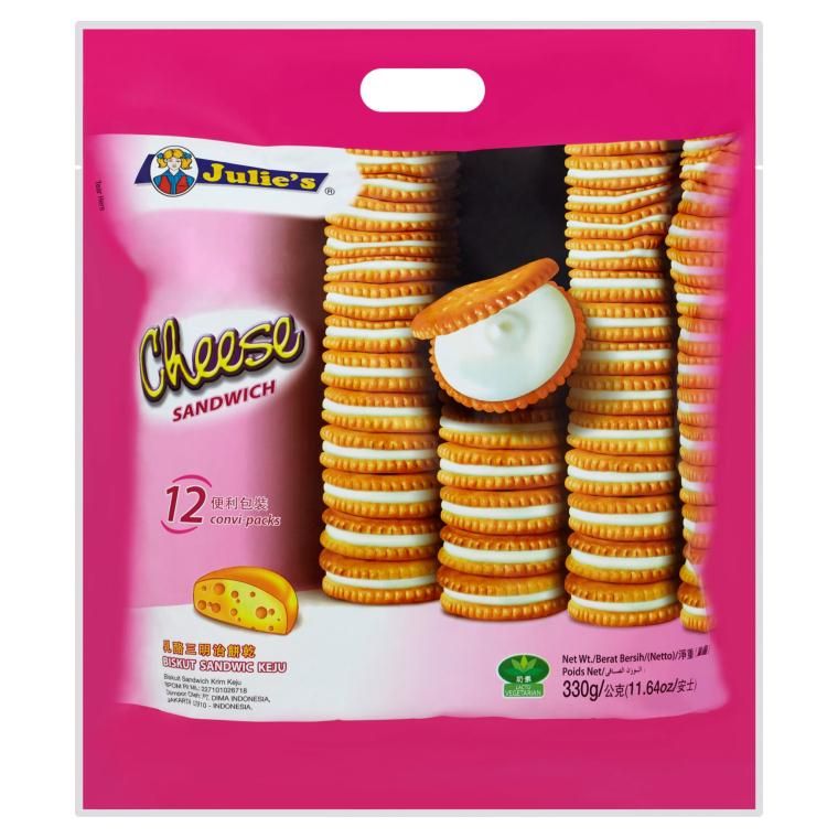 Julie's Cheese Sandwich 360g / Julie's Peanut Butter 360g