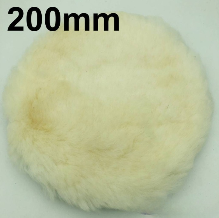 POLISH PAD BUFFER PAD LAMB WOOL BONNET GRIP PAD FOR POLISHING BUFFING CAR METAL (WOOL-200)