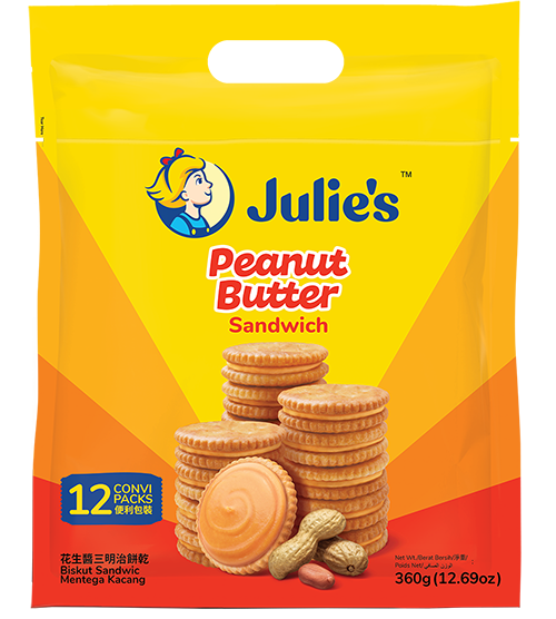 (Loose pack) Julie’s Peanut Butter Sandwich 360g