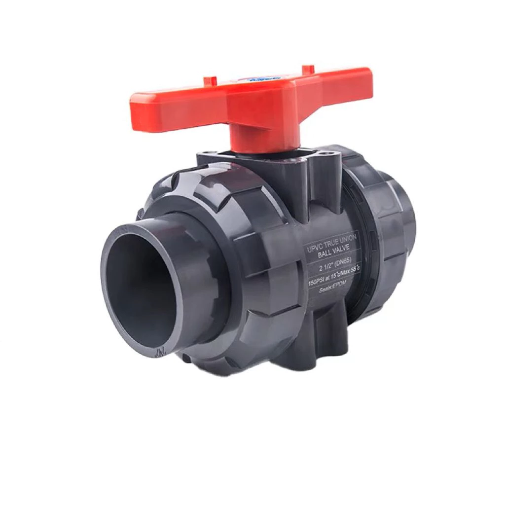 OEM PVC Double Union Ball Valve 3/4" (26.7mm)