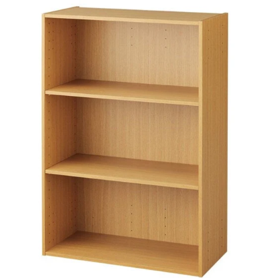 wooden bookshelf