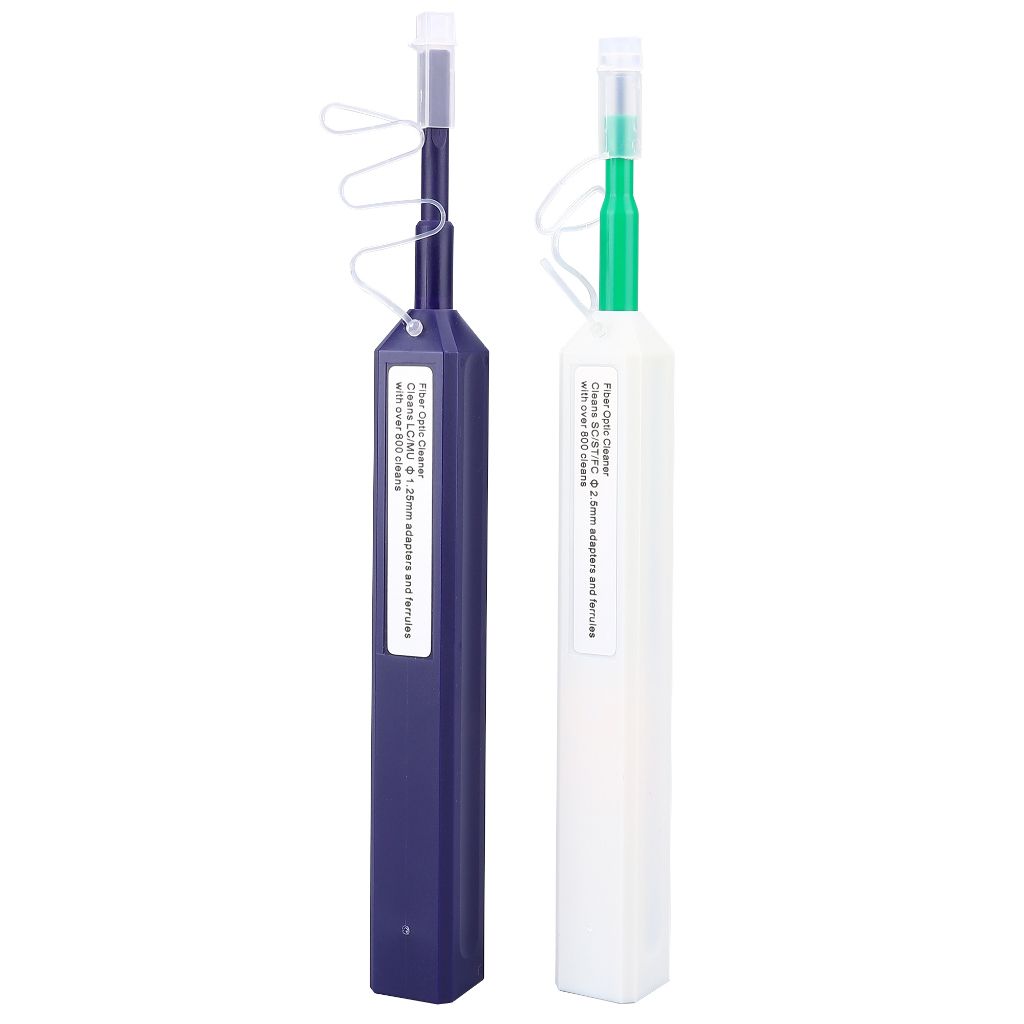 Fiber Optic One Click Cleaner for SC/FC/ST/LC 1.25mm/2.5mm Fiber Cleaning Pen