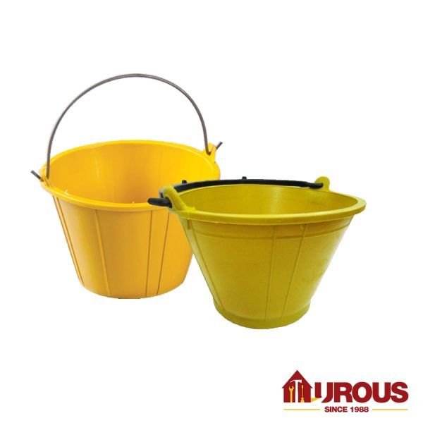 Koyomat Pvc Yellow Cement Pail Bucket