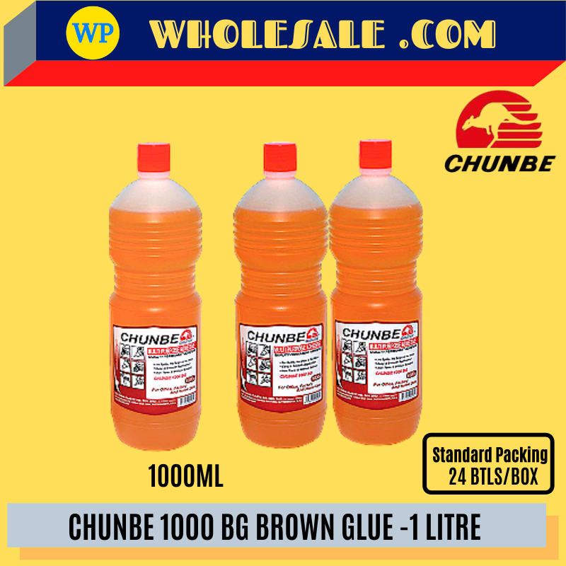 CHUNBE 1000 BG BROWN GLUE -1 LITRE聽 / Chunbe / Glue / Brown Glue / 1 Litre Glue / Chunbe 1000 / Liquid Glue