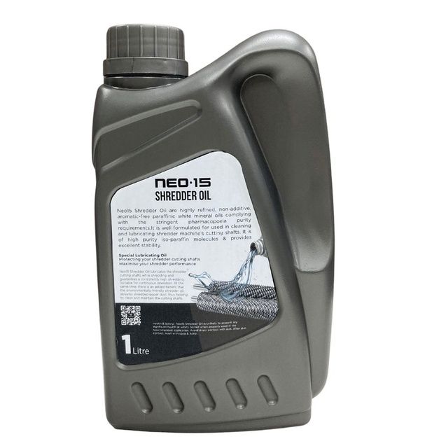 IDEAL BOTTLED LUBRICATING OIL 1 LITRE compatible with all Ideal shredder machine - Maintenance Oil