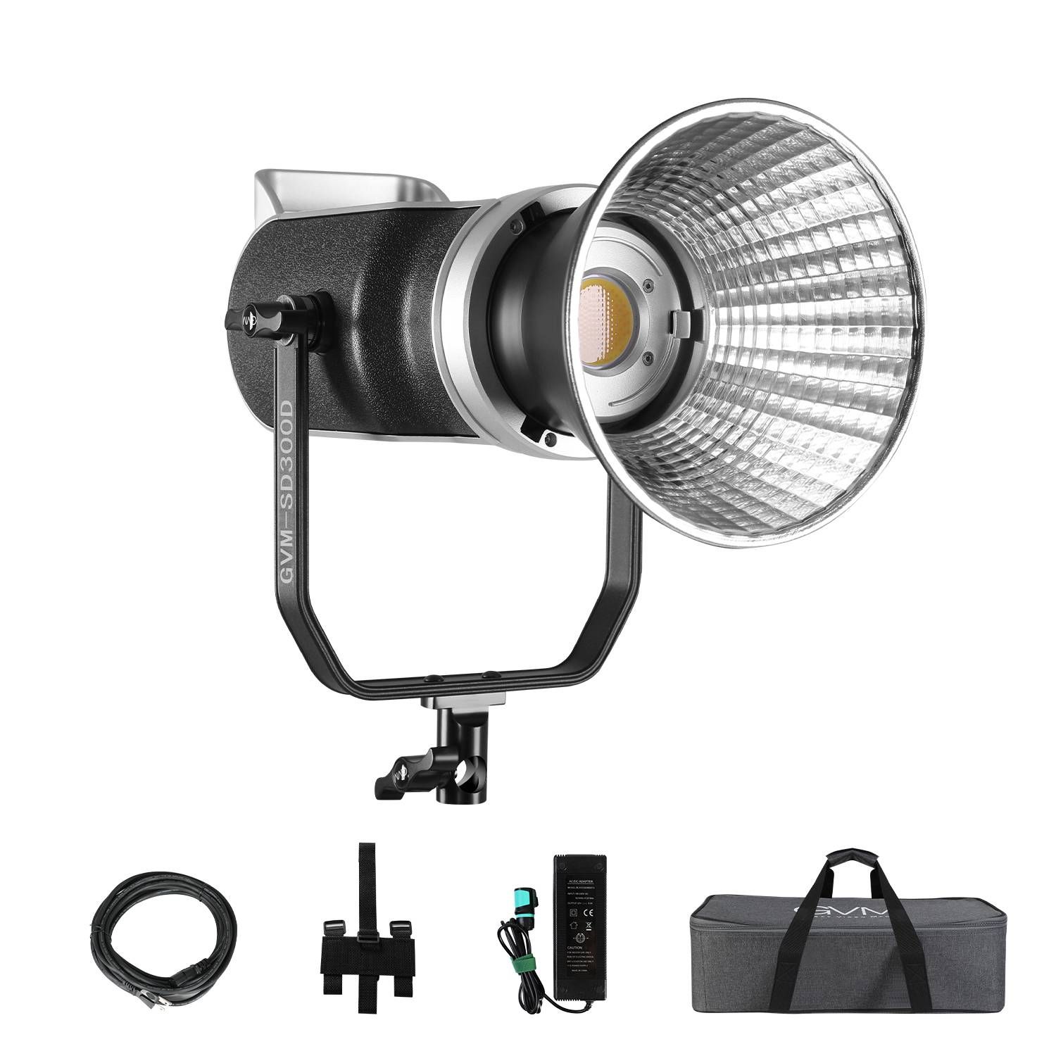 *#GVM SD300D Bi Color High Power 300 COB LED Video Light With App Control Free Bag