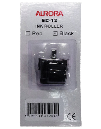 AURORA INK ROLLER EC-12 / Black / Ink Roller for Cheque Writer