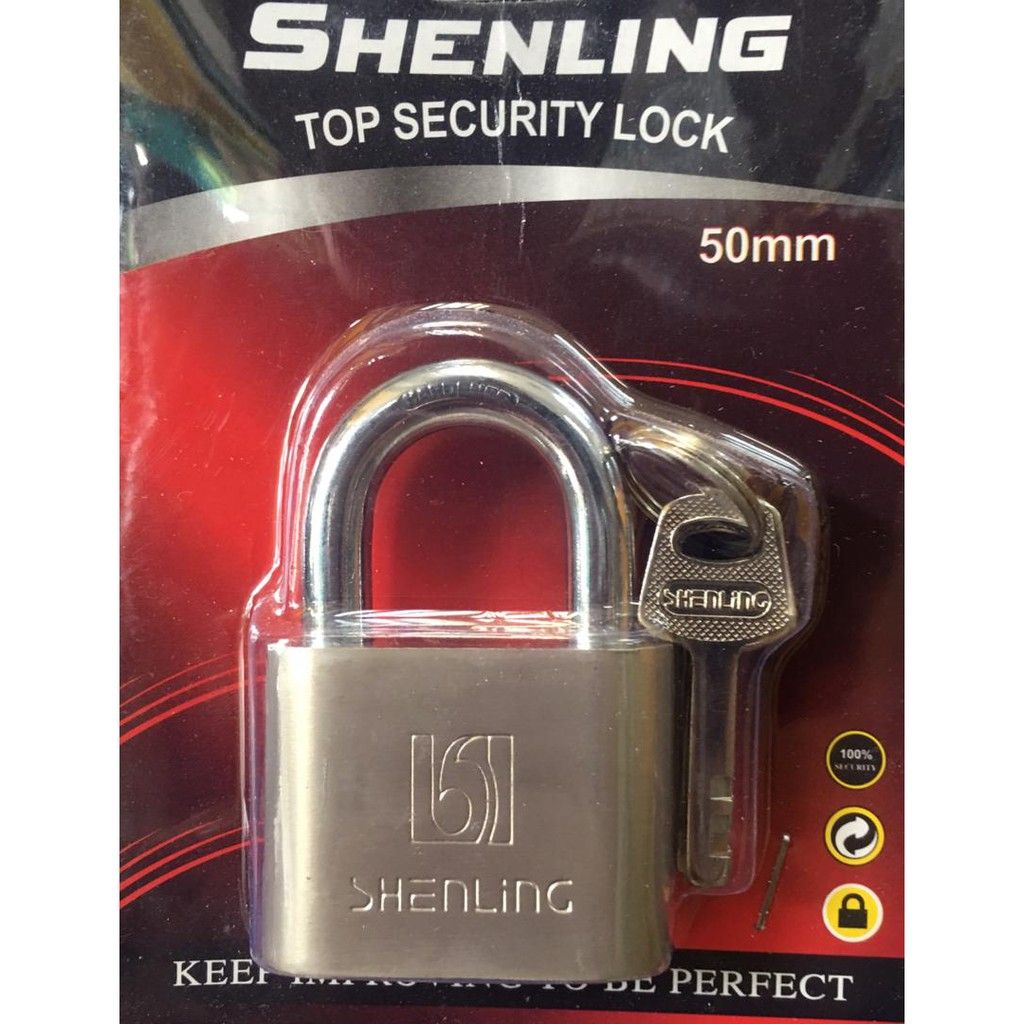 Shenling Padlock 50mm With 4 Key