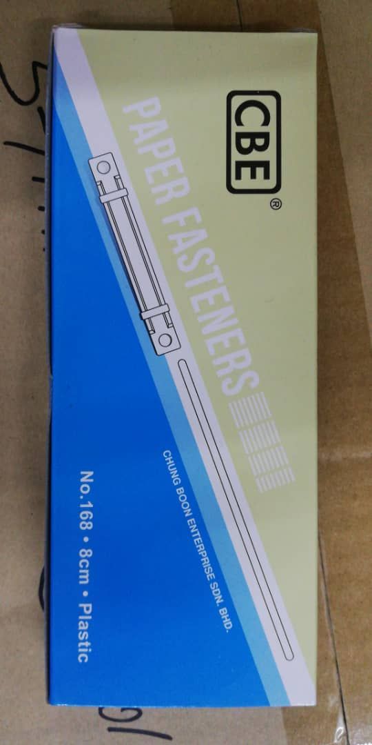 CBE Paper Fastener plastic 8cm