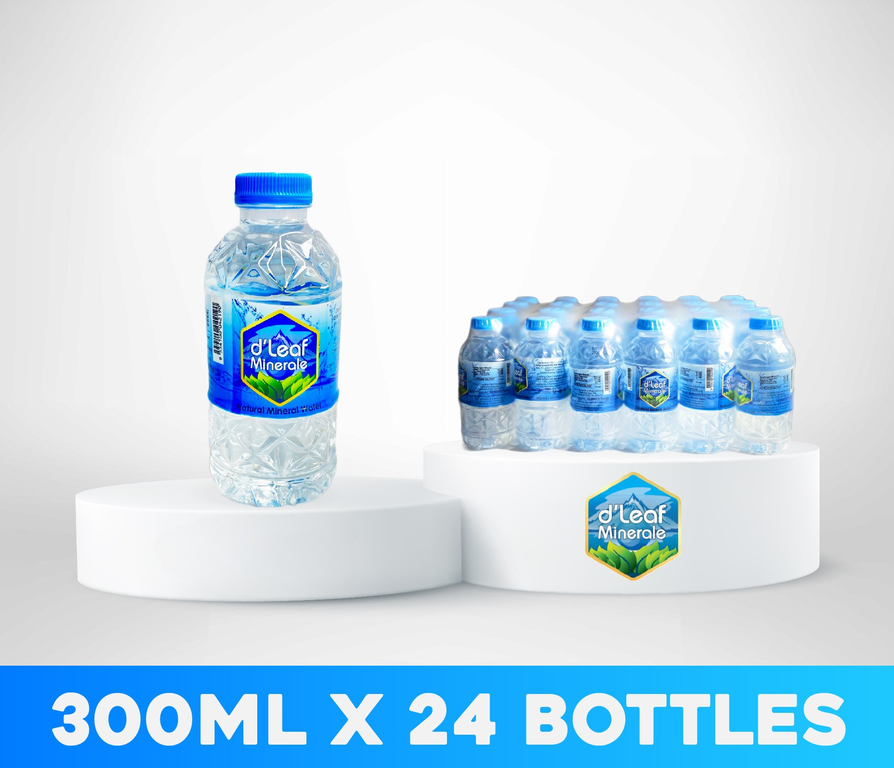 D'LEAF Mineral Water (300ML x 24 Bottles)