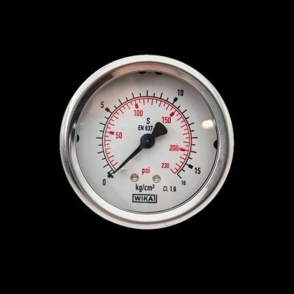 PRESSURE GAUGE 0 - 16 Bar ( 0 - 230 PSI ) (GLASS COVER)