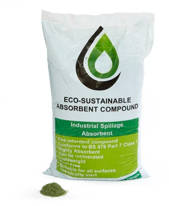 *Ecospill Ltd Granules Spill Absorbent for Maintenance Use, 30 L Capacity, 70 per Pack U2193060