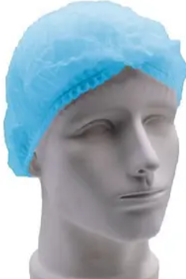 SAFETYWARE Disposable Bouffant Cap (12gsm, 21", Blue)