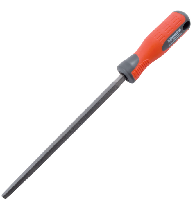 Kennedy 200mm (8") Square Second Engineers File With Handle KEN0304470K
