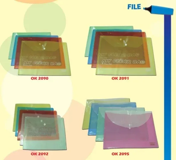 OKADA A5 Clear Document Bag /Okada / Document HOLDER /Clear Document Bag /A5 Document Bag /Okada A5 Clear Document Bag
