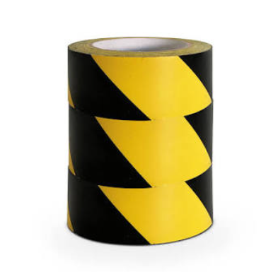 3' ADHESIVE FLOOR TAPE (BLACK/YELLOW)