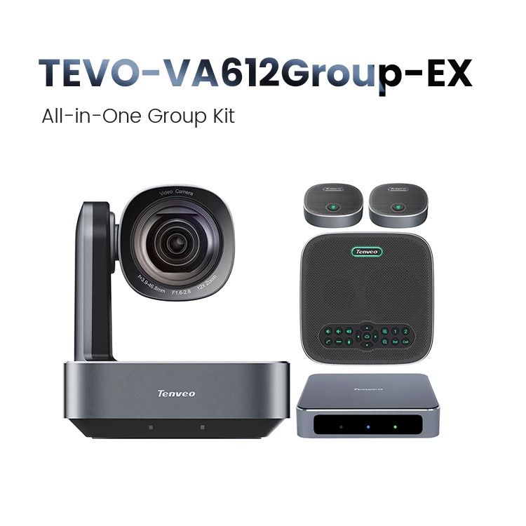 Tenveo All-in-One UHD 4K Conference Group Kit Camera Bluetooth Speakerphone