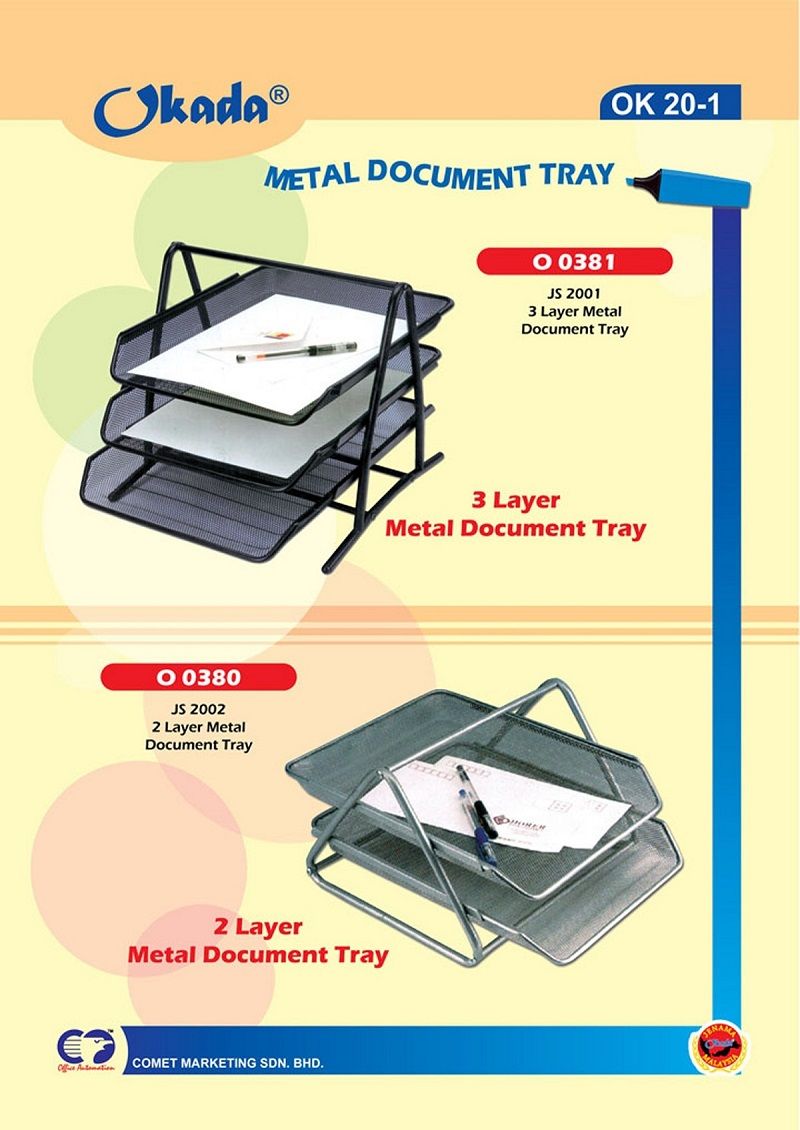 METAL DOCUMENT TRAY / METAL TRAY / Document Tray / Metal Document Tray / 2 Layers / 3 Layers / Tray