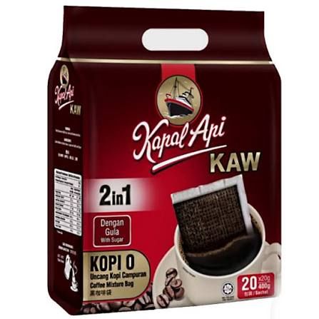 KAPAL API 2 IN 1 KOPI O 20 X 20G