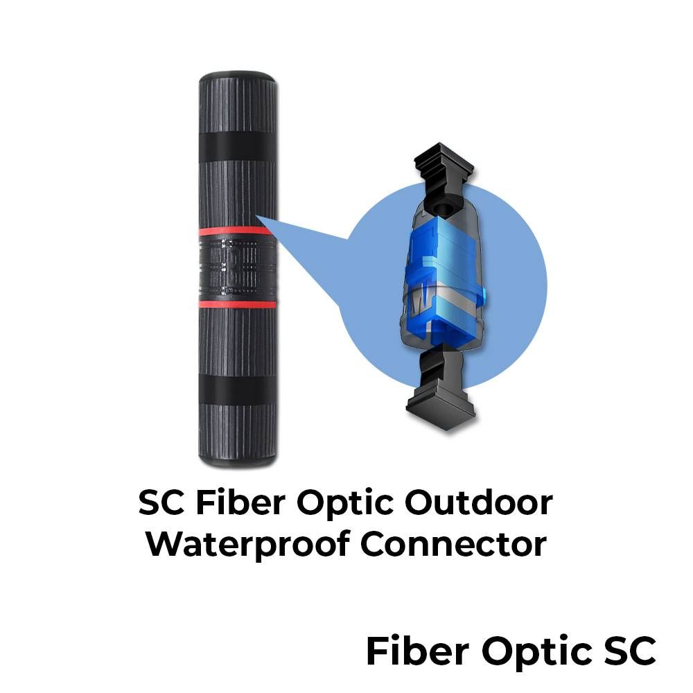 STPlus SC FIBER OPTIC OUTDOOR WATERPROOF CONNECTOR