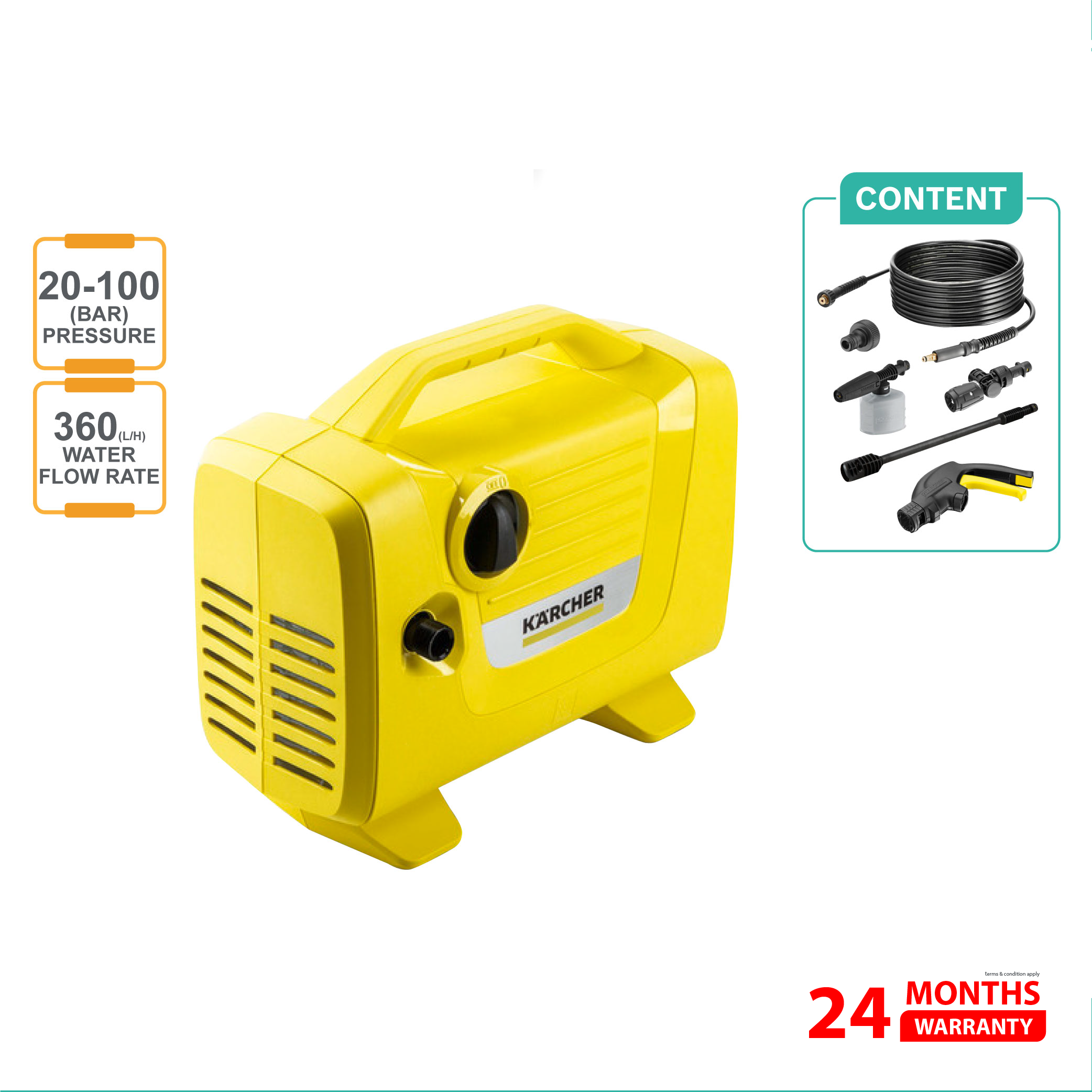 KARCHER Pressure Washer K2 Power VPS *KAP ( 1.118-001.0 )