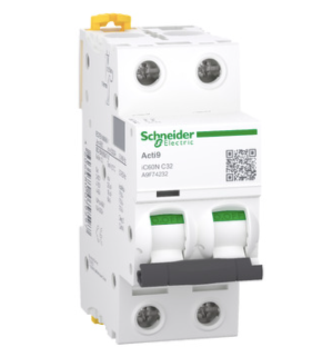 Miniature Circuit Breaker Schneider iC60N, 20A, 2 Pole