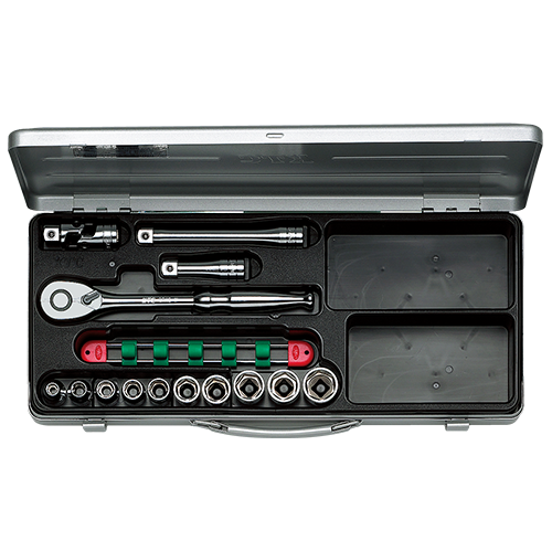 KTC 1/2″ DR SOCKET SET 14PCS (METRIC) – TB410