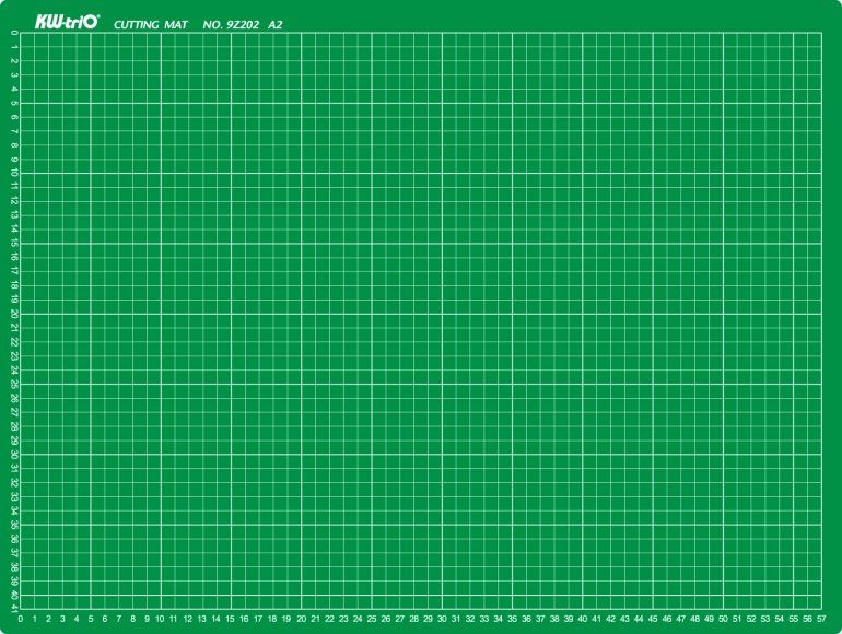 QP KW-trio 9Z202 A2 Green Cutting Mat