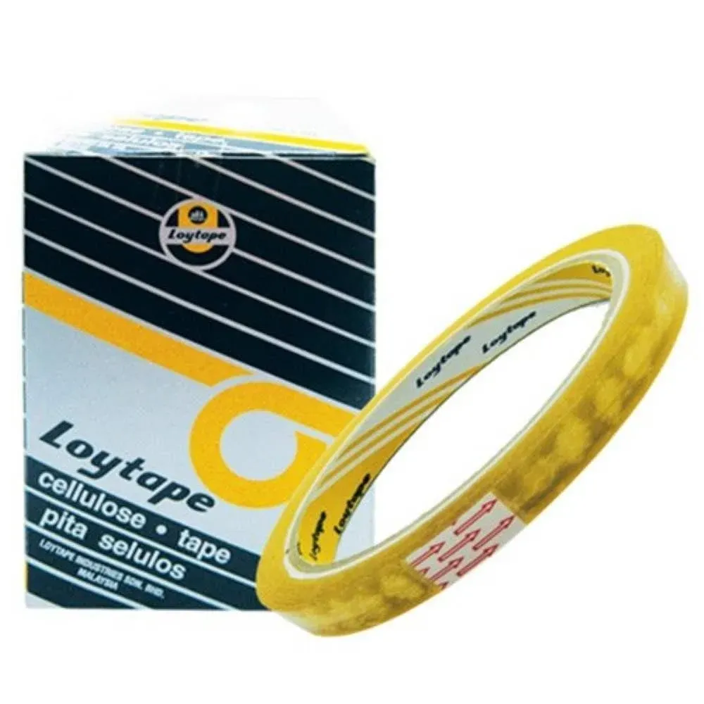 Loytape - Cellophane Tape (12mm x 40mm (1/2")