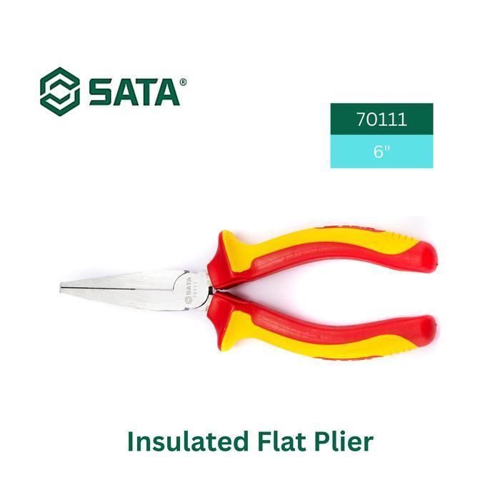 Sata INSULATED FLAT PLIER 6”