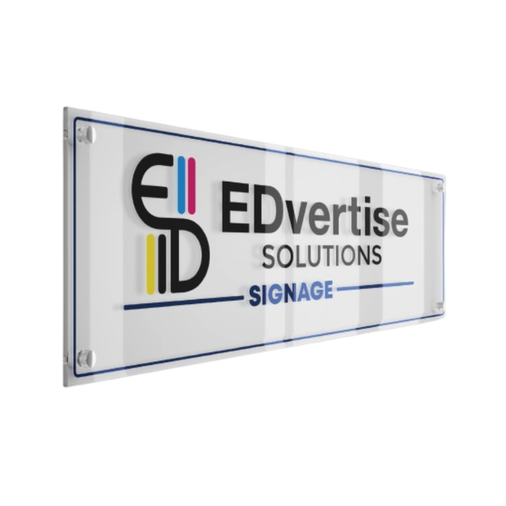 Custom Acrylic signage 167cm x 37cm