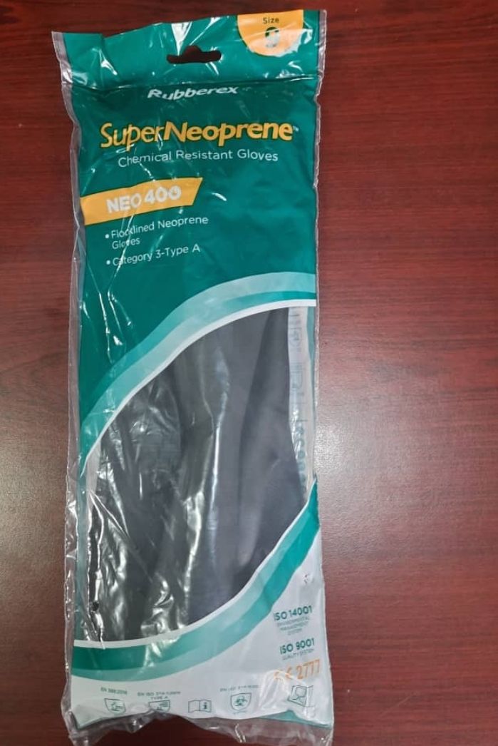 Acid Resistant Natural Anti Slip Latex Glove