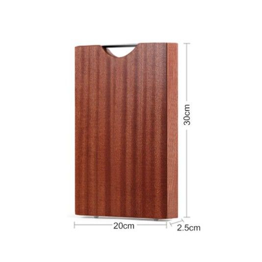 Whole Wood Cutting Board Chopping Block Solid Wood Home Blade Cutting Breadboard Ebony Board Chopping (30x20x2.5cm)