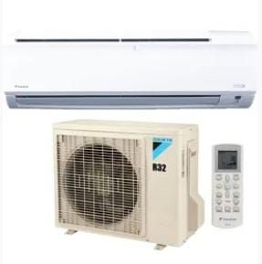 Menanggal, Memasangan dan pendawaian Air Cond wall mounted, Daikin 2.0HP non inverter model FTV 50PBV1 (indoor) / RV 50PBV1M (outdoor)