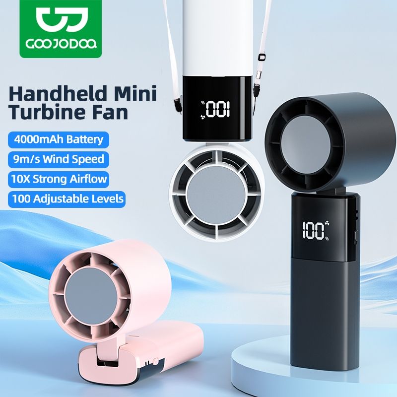 GOOJODOQ / Souvenir & Gift / Portable Fan / Mini Fan / Without Printed & Printed with Company Logo