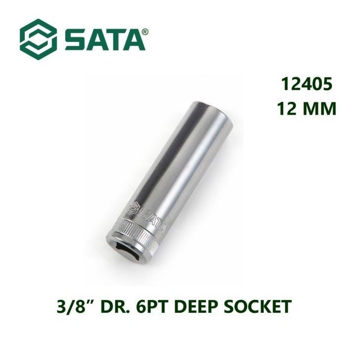 Sata 3/8” DR. 6PT. DEEP SOCKET 12MM
