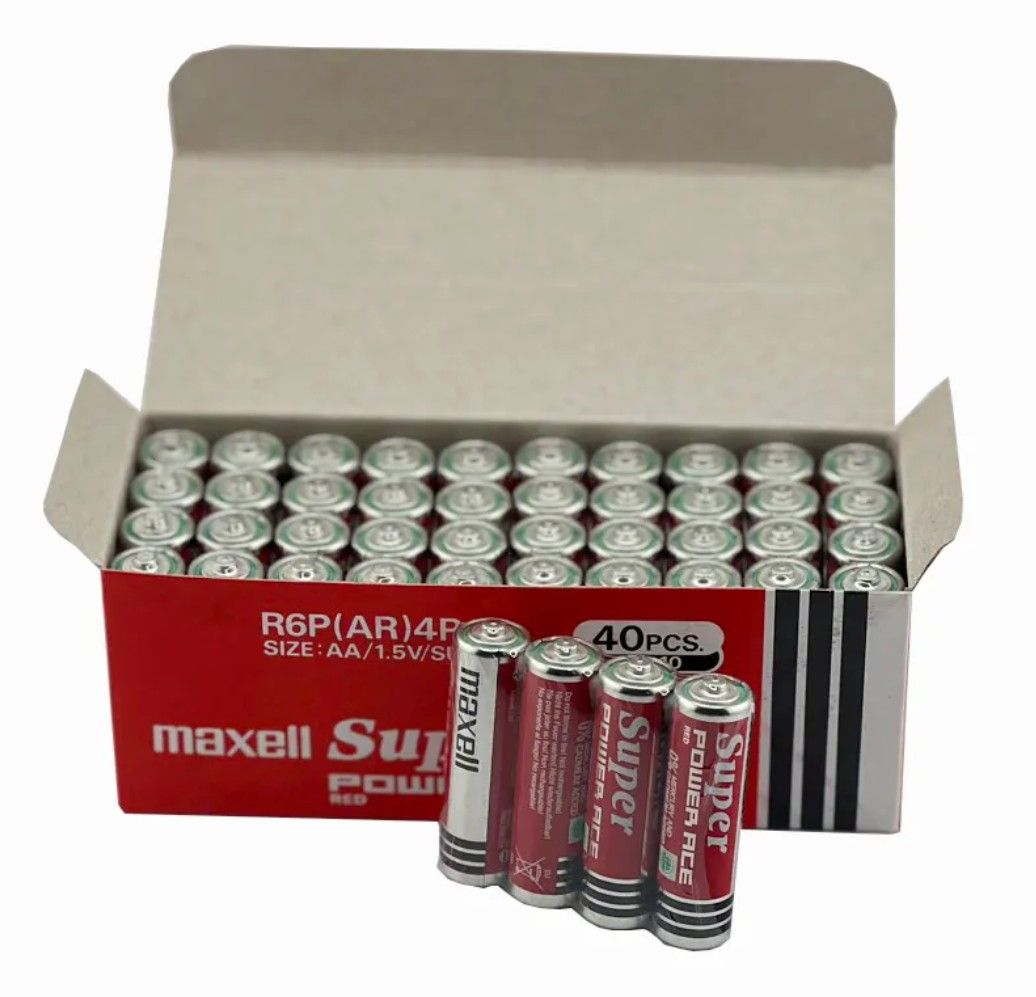 Maxell Super Power Ace Heavy Duty AA (4pcs shrink pack) - 40pcs/box R06(AR)4P