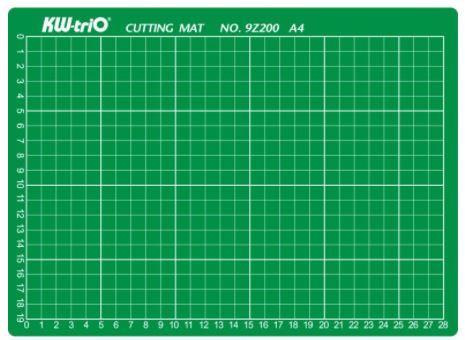 CUTTING MAT A4 KW 9Z200 GREEN