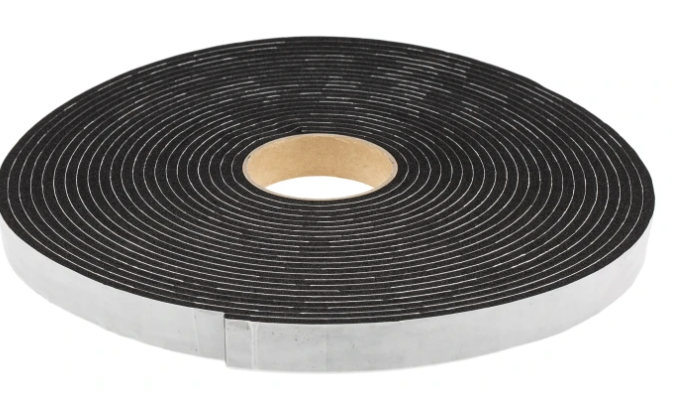 10M Rubber Sponge Seal Strip Door Window Seal Strip Self Adhesive Soundproof Anti-collision Tape Wall Insulation Acoustic Foam Decorative Door